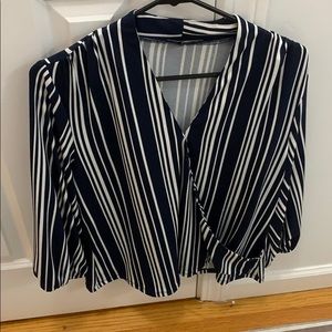 Blouse strıpe down